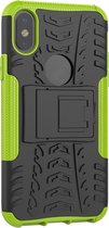 Peachy Shockproof bescherming hoesje iPhone X XS case - Groen