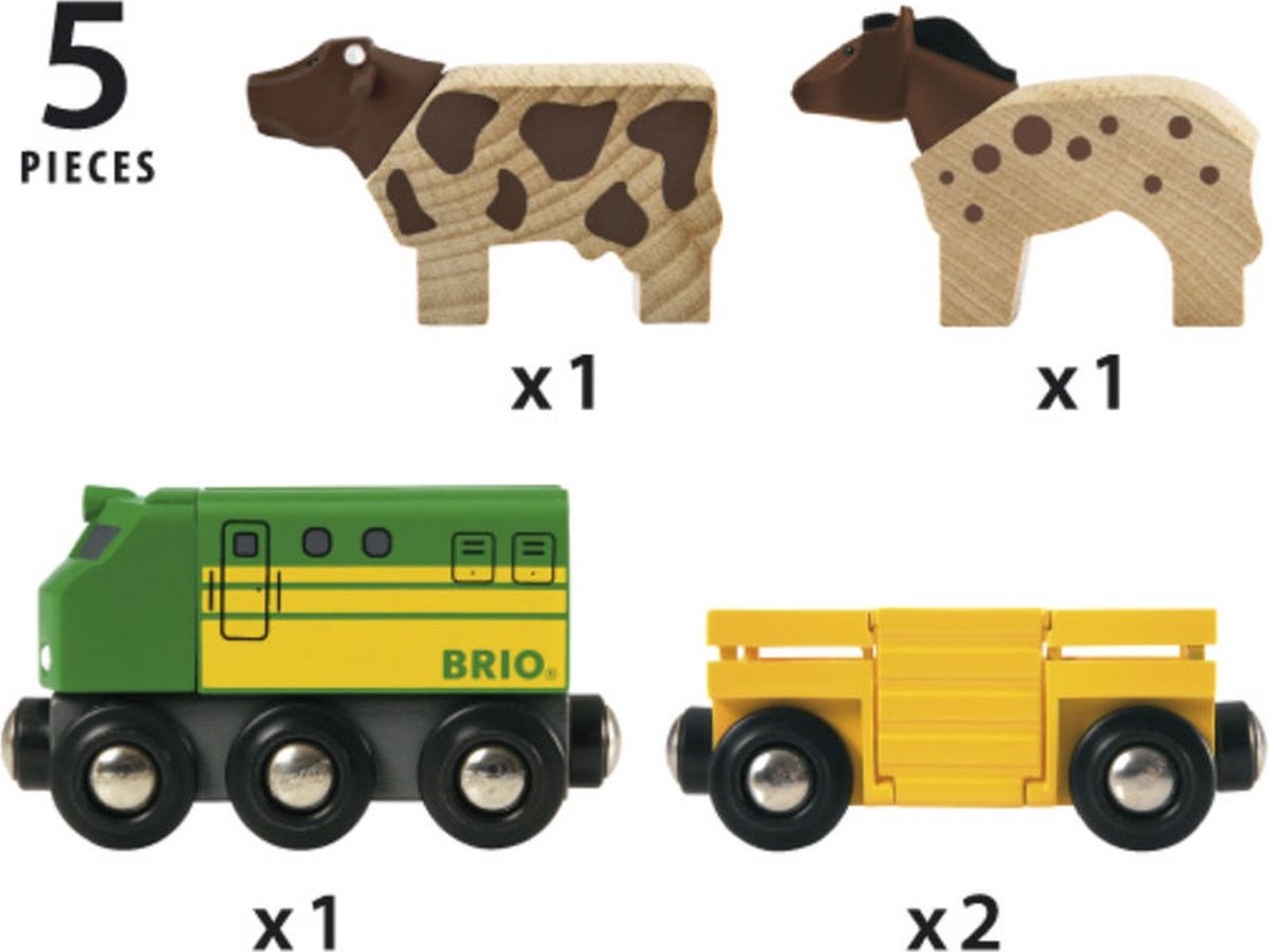 BRIO Trein met boerderijdieren - 33404 — afbeelding 5