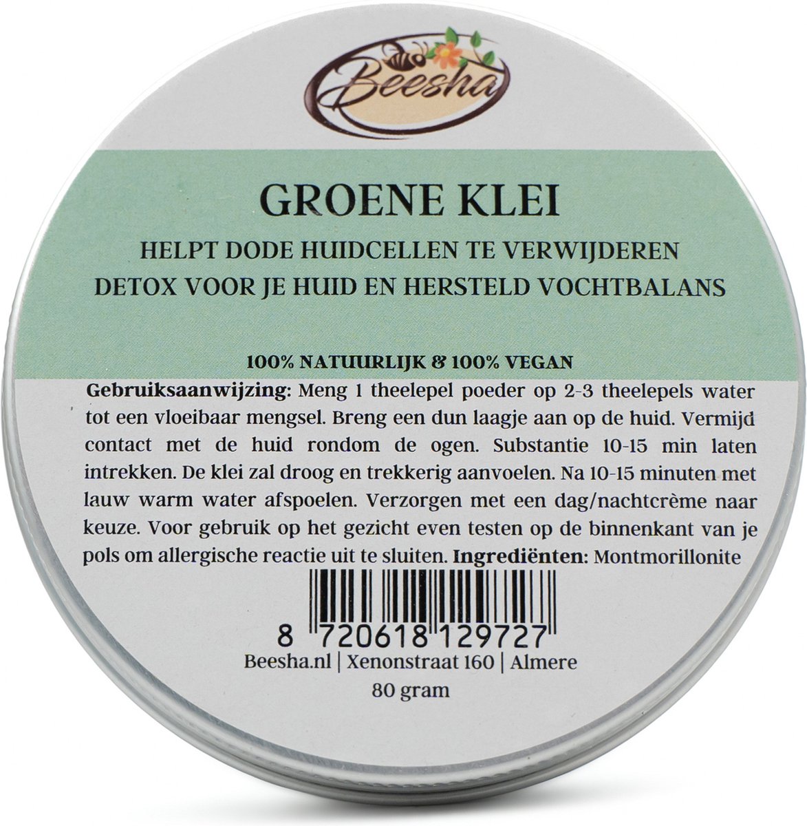 Goedkoopste Beesha Groene Kleimasker