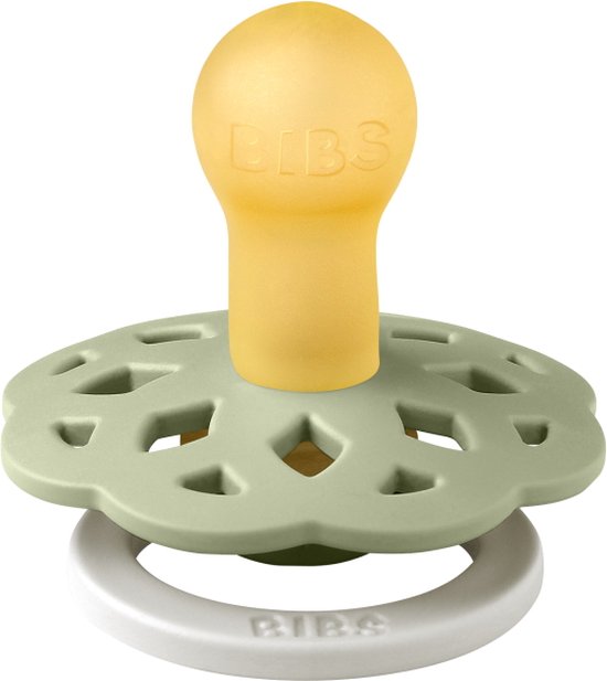 BiBS Boheme Pacifier Glow in the Dark Stage 1 Fopspeen 2 stuks