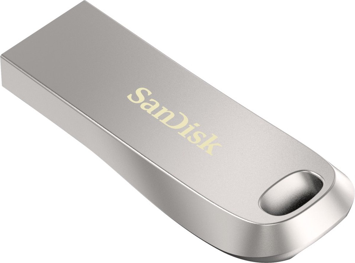 Bol.com SanDisk Ultra Luxe USB-stick 32 GB Zilver SDCZ74-032G-G46 USB-A 3.2 Gen 1 aanbieding