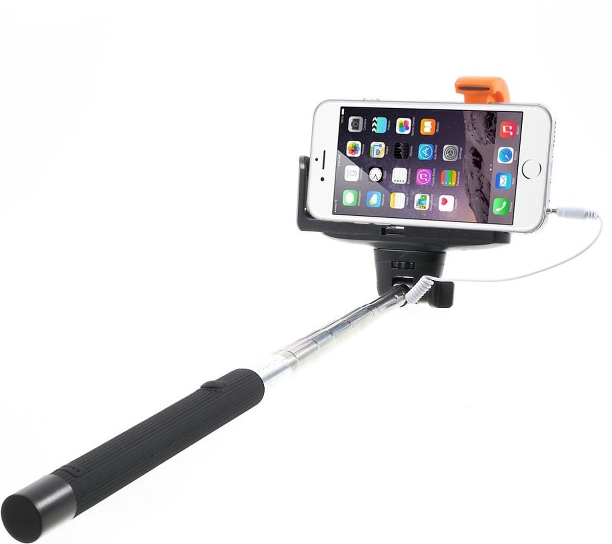 Peachy Selfie stick met Audiokabel knopje monopod