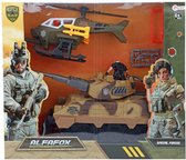 Toi Toys Alfafox Speelset militair met accessoires