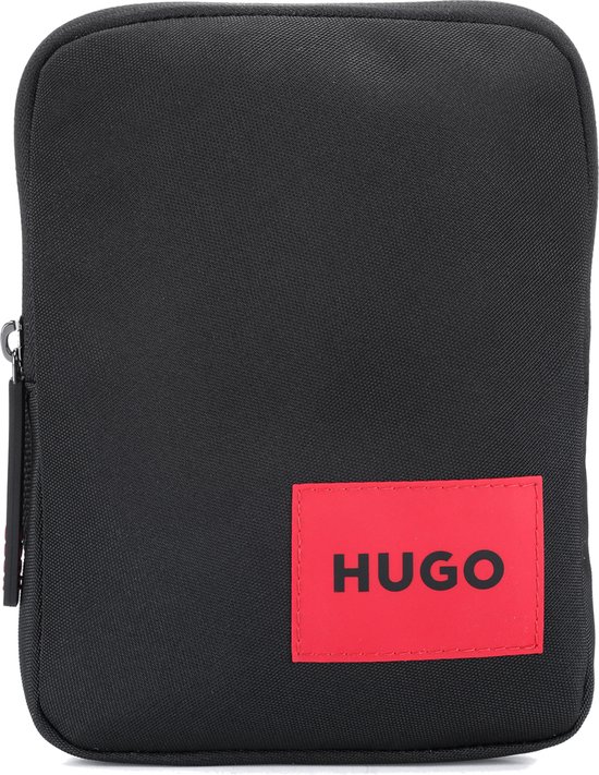 Hugo Boss HUGO Heren Crossbody tas Kunstleer;Textiel zwart