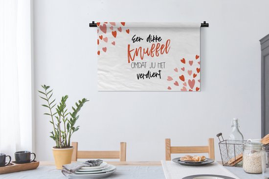 Tapisserie - Tapisserie - Guéris bientôt - Proverbes - Câlin - 90x60 cm - Tapisserie