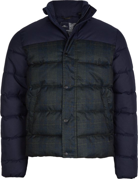 O'Neill Jas Men Charged Puffer Jacket Blue Print Sportjas L - Blue Print 52% Polyester, 48% Gerecycled Polyester