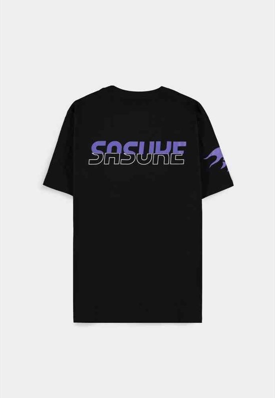 Naruto - Sasuke Heren T-shirt - Zwart