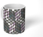 Mok - Koffiemok - Stippen - 3D - Patronen - Geometrie - Mokken - 350 ML - Beker - Koffiemokken - Theemok