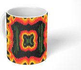Mok - Koffiemok - Bloemen - Vintage - Lijn - Design - Mokken - 350 ML - Beker - Koffiemokken - Theemok