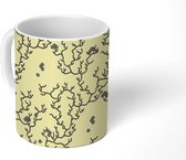 Mok - Koffiemok - Koraal - Abstract - Onderwater - Design - Mokken - 350 ML - Beker - Koffiemokken - Theemok