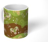 Mok - Koffiemok - Steenbok - Design - Astrologie - Mokken - 350 ML - Beker - Koffiemokken - Theemok