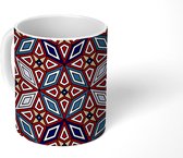 Mok - Koffiemok - Arabisch - Lijnen - Geometrie - Patroon - Mokken - 350 ML - Beker - Koffiemokken - Theemok