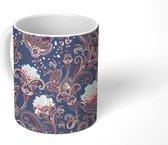 Mok - Koffiemok - Rozen - Azië - Patronen - Zen - Mokken - 350 ML - Beker - Koffiemokken - Theemok