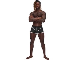 Male Power Mini Short - L black XL