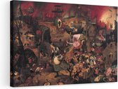 Artaza Toile Peinture Dulle Griet - Pieter Brueghel l'Ancien - 90x60 - Art - Impression sur toile