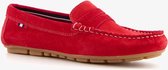 Hush Puppies suede dames mocassins - Rood - Maat 37