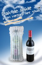 Air-Paq AP7B Rode Wijn / Olijfolie Luchtkolomzak - Luchtkussen Verpakking - Beste Bescherming voor Fles (hoogte onder 30cm) - 500 pcs per doos