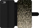 Bookcase Geschikt voor iPhone 8 telefoonhoesje - Glitters - Abstract - Design - Met vakjes - Wallet case met magneetsluiting