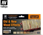 Vallejo val 71187 - Model Air - Old & New Wood Effects Set 8 x 17 ml