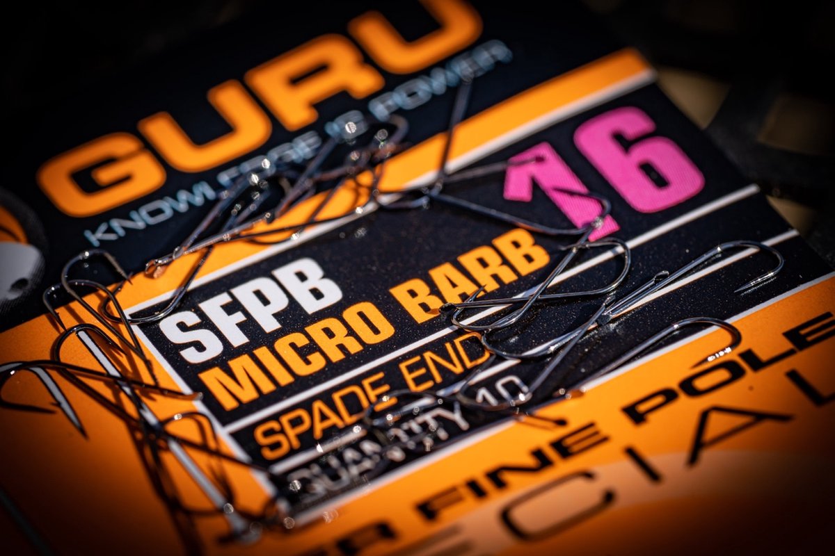 Guru SFPB Micro Barb - Spade End (10 pcs) - Maat : haak 22