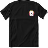 Saitama Mini Logo T-Shirt | Saitama Inu Wolfpack Crypto Ethereum kleding Kado Heren / Dames | Perfect Cryptocurrency Munt Cadeau Shirt Maat XL