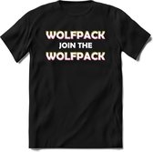 Join The Wolfpack T-Shirt | Saitama Inu Wolfpack Crypto Ethereum kleding Kado Heren / Dames | Perfect Cryptocurrency Munt Cadeau Shirt Maat L