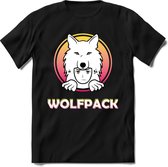 Saitama Wolfpack T-Shirt | Saitama Inu Wolfpack Crypto Ethereum kleding Kado Heren / Dames | Perfect Cryptocurrency Munt Cadeau Shirt Maat S