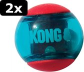 2x KONG SQUEEZZ ACTION ROOD M 6,5CM