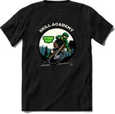 Skill Academy | TSK Studio Mountainbike kleding Sport T-Shirt | Groen | Heren / Dames | Perfect MTB Verjaardag Cadeau Shirt Maat 3XL