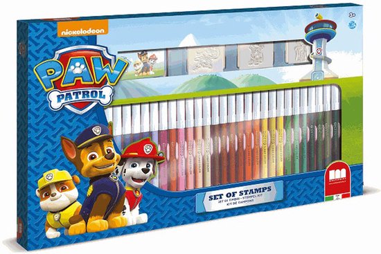 Paw Patrol Stiften En Stempelset Bol Com