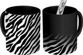 Magische Mok - Foto op Warmte Mokken - Koffiemok - Dieren - Zebra - Design - Magic Mok - Beker - 350 ML - Theemok