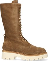 Notre-V 03-17 Veterboots - Laarzen Met Veters - Dames - Camel - Maat 40