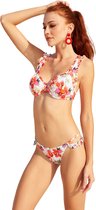 No Gossip Beugel Bikini Set Zonder Borstkussen Zachte stof Bloemenpatroon MULTICOLOR 36