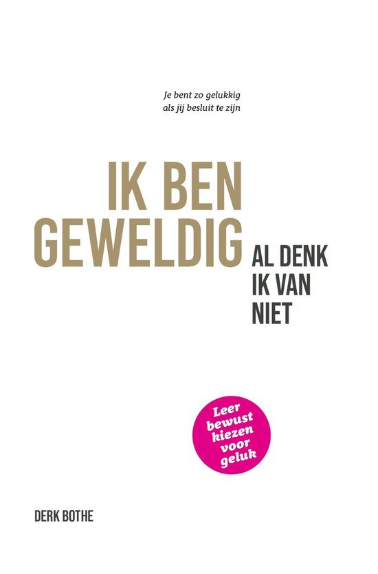 Ik ben geweldig al denk ik van niet - cover