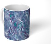 Mok - Marmer print - Verf - Abstract - Patronen - Mokken - 350 ML - Beker - Uitdeelcadeautjes