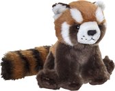 Pluche kleine rode panda knuffel van 15 cm - Dieren speelgoed knuffels cadeau - Knuffeldieren
