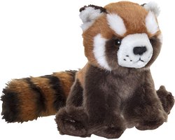 foto van Pluche kleine rode panda knuffel van 15 cm - Dieren speelgoed knuffels cadeau - Knuffeldieren