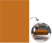 Tafelkleed - Tafellaken - 150x220 cm - Bruin - Aardetint - Effen kleur - Binnen en Buiten