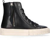 Van Dalen - TESSA LEATHER MID SNEAKER - Black - 36