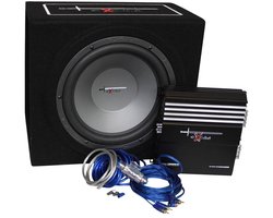 EXCALIBUR X3 pakket Active Subwoofer - 1000 W Versterker - Aansluitkabels