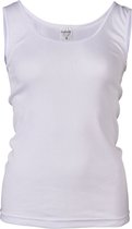 Dames singlet wit met een ronde hals | Maat 3XL (8)