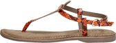 Lazamani Dames sandalen Trendy - oranje - Maat 36