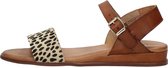 Red Rag Women Tiny Wedge Sandal Trendy - cognac - Maat 38