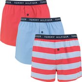 Tommy Hilfiger wijde boxershorts (3-pack) - katoenen shorts -  Maat: M