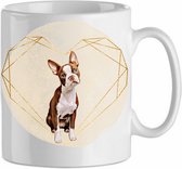 Mok Boston terrier 5.1| Hond| Hondenliefhebber | Cadeau| Cadeau voor hem| cadeau voor haar | Beker 31 CL