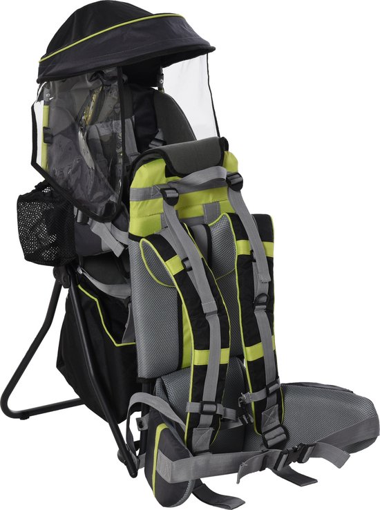 Jané Catch Zijdrager voor baby's van 9 tot 48 maanden, 100% katoen, schouderbescherming, verstelbaar, ergonomisch, antislip, groen
