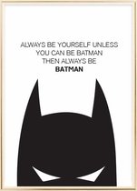 Poster Met Metaal Gouden Lijst - Batman Poster