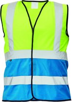 CRV Lynx Duo Signalisatie Verkeersvest 03030115 - Fluo Geel/Korenblauw - L