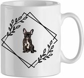 Mok franse bulldog 3.3| Hond| Hondenliefhebber | Cadeau| Cadeau voor hem| cadeau voor haar | Beker 31 CL