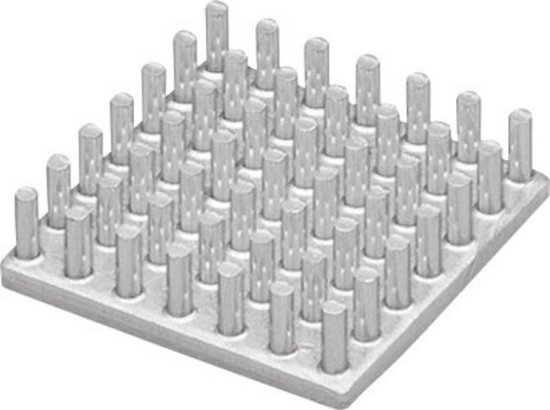 Koellichaam kit 12 stuks kleine aluminium koellichaam kit met lijm op de achterkant 14